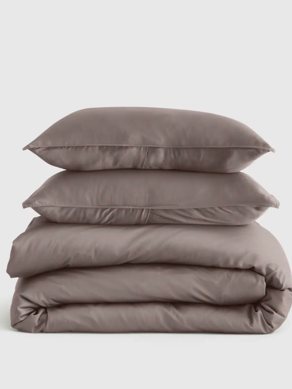 NWT Quince Stone KING Bamboo Duvet Cover Set $154 ID339